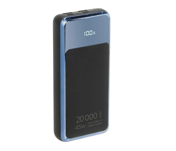 RIVACASE Powerbank VA1075 20000 mAh 45W czarny - 1503811 - zdjęcie